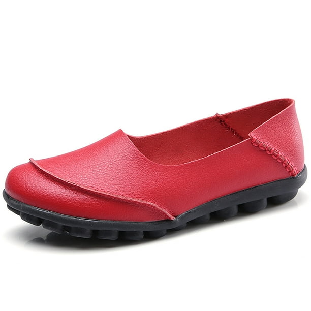 Mother Leather Loafers Moccasins Wild Soft Flat Shoes Women Oxfords Driving Shoe Mother Leather Loafers Moccasins Wild Soft Flat Shoes Women Oxfords Driving Shoe